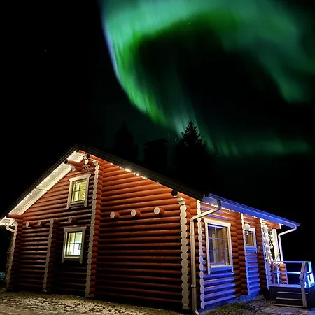 Chalet Lapin Hiisi Joen Rannalla *